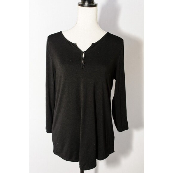 Rachel Zoe Medium Black Tunic blouse - Picture 1 of 7